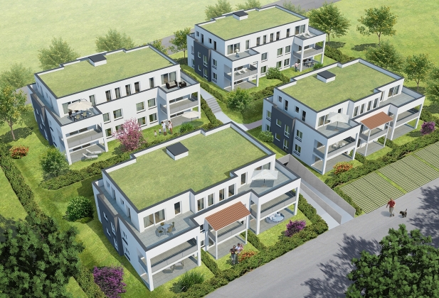4 Mehrfamilienhäuser mit 28 Eigentumswohnungen in Holzgerlingen, in der Wengertsteige